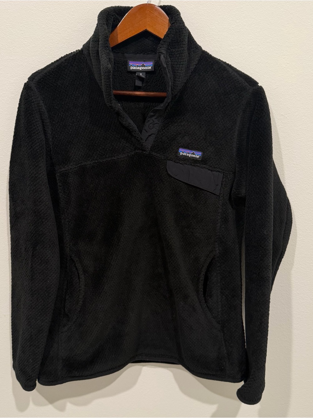 Patagonia Women’s Black Retool Snap-T Pullover